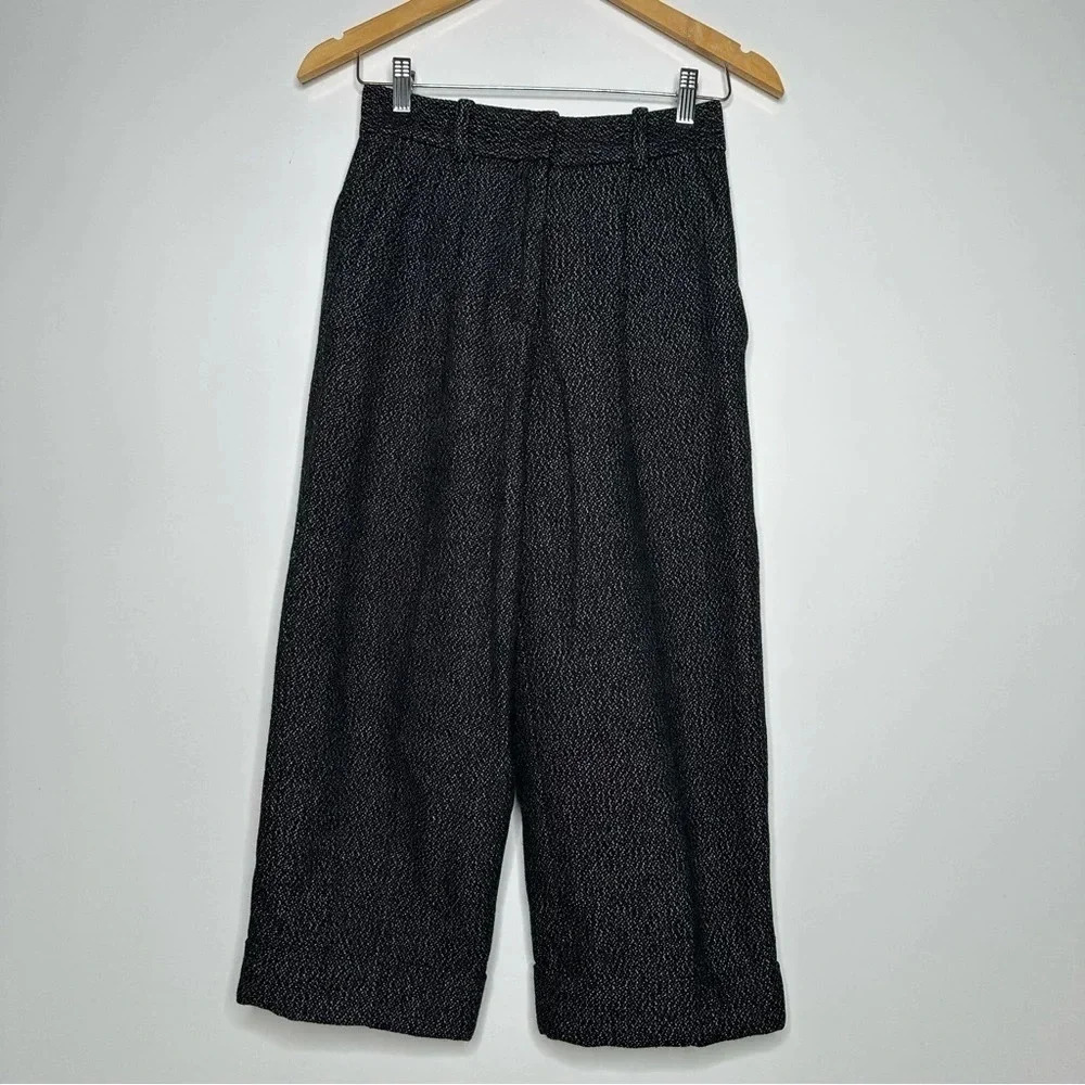 COS Black Wide-Leg Pants